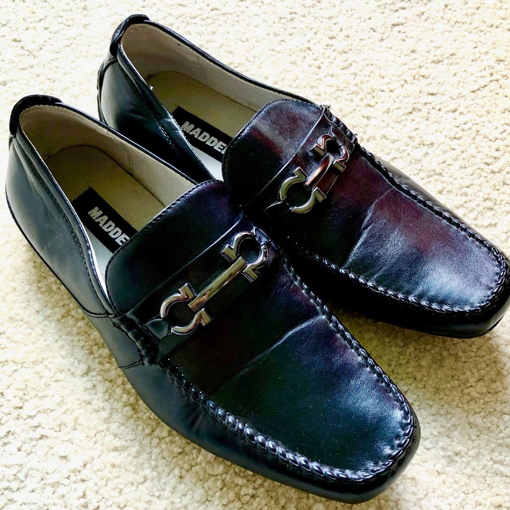 Steve Madden Black Dress Loafers